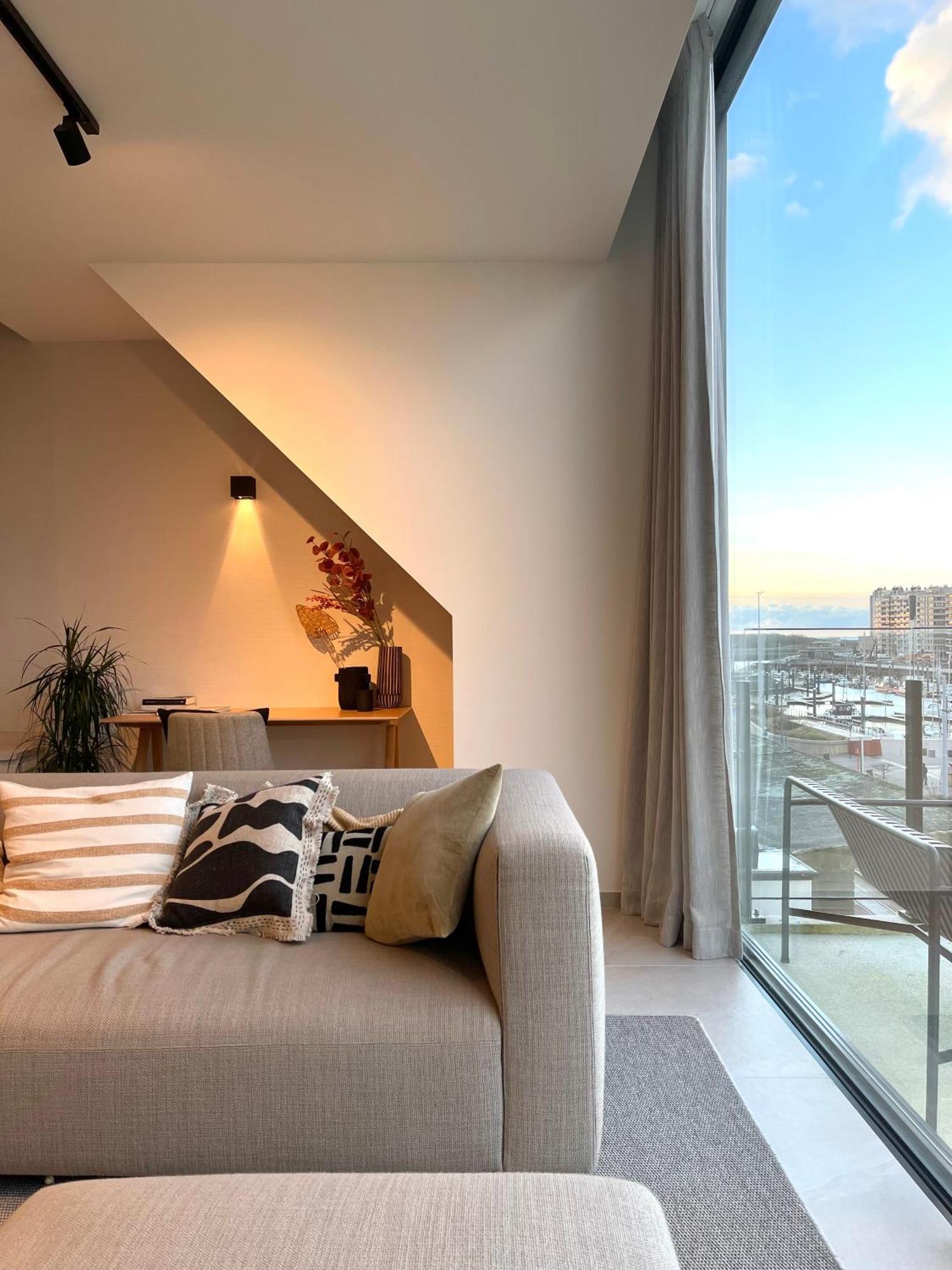 شقة Molo Roof - Stylish Penthouse With Marina View Blankenberge Within Walking Distance From The Sea - 15 Km From Bruges المظهر الخارجي الصورة